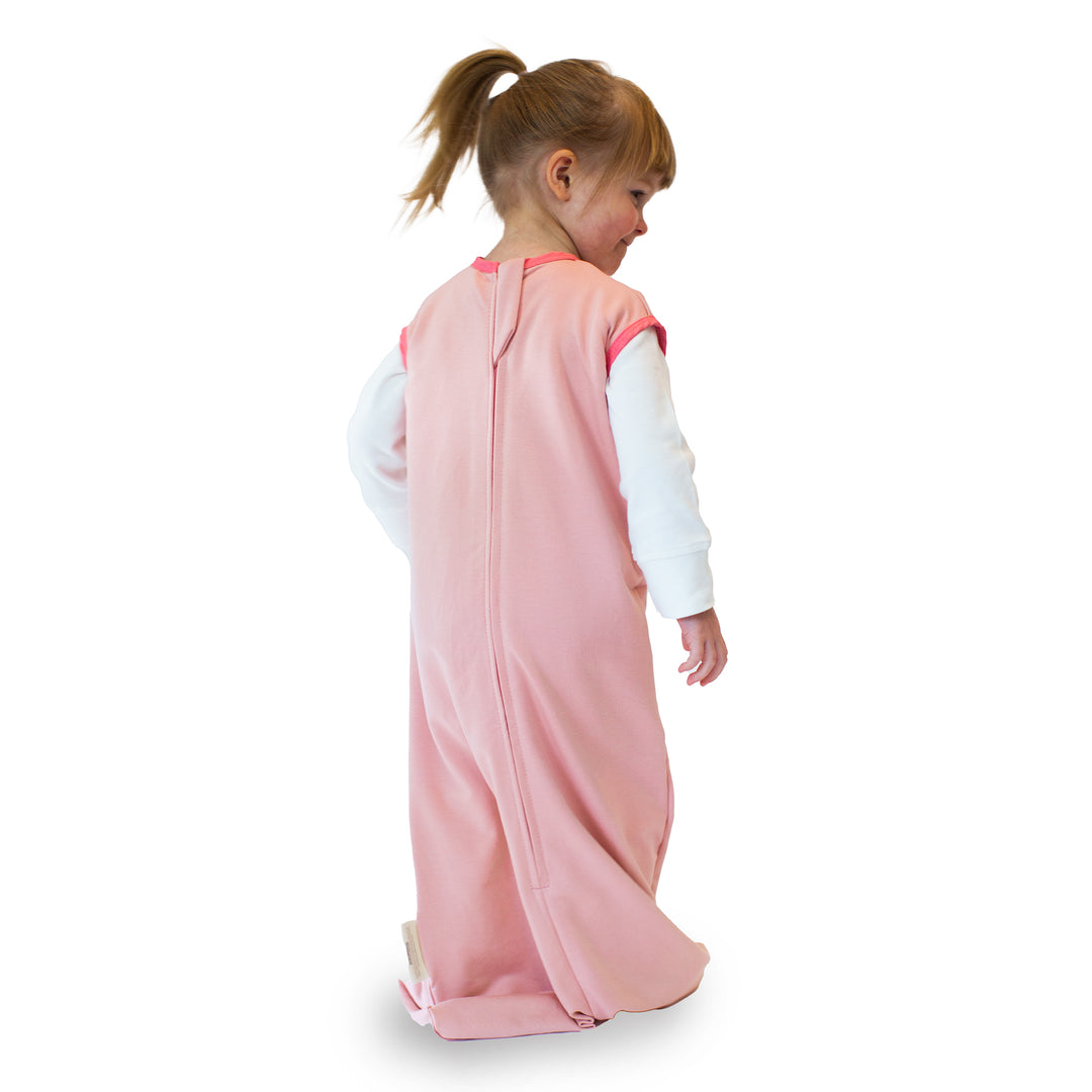 Back Zip Bag in Light Rose